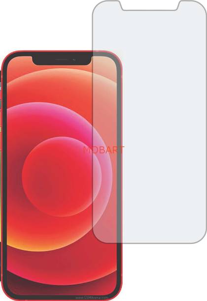 MOBART Tempered Glass Guard for APPLE I PHONE 12 (Flexible Shatterproof)