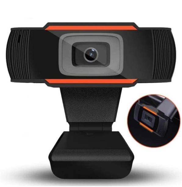 Second Vision Webcam Hd Video Experience with Microphone for Desktop Laptop with Video Resolution of 1280 x 720 Streaming Computer Usb Web Camera for Video Conferencing Teaching Streaming and Gaming  Webcam