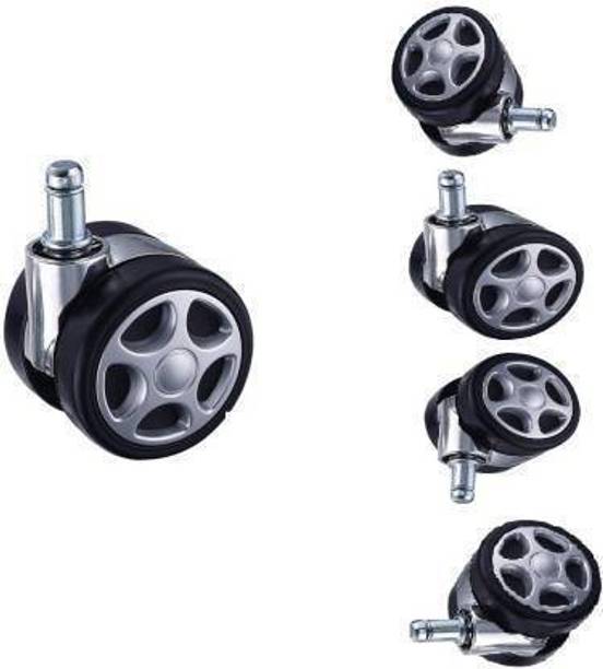 ANCHI Twin caster Alloy pin Big wheel for office revolving chair base Bar Stool Wheels
