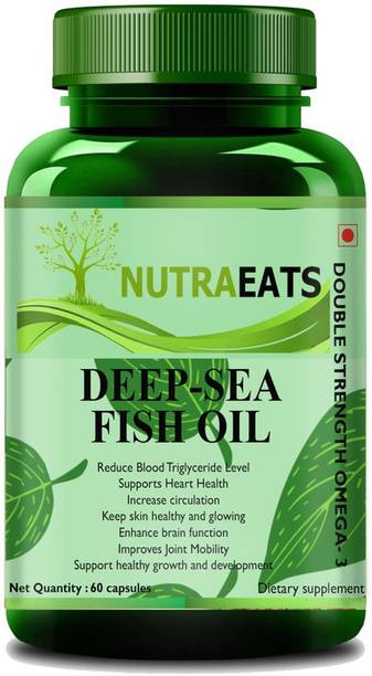 NutraEats Nutrition Deep Sea Fish Oil 2500mg (Fish Oil Capsule) Premium