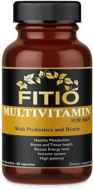 FITIO Multivitamins True Vitamins with Minerals for Men Premium