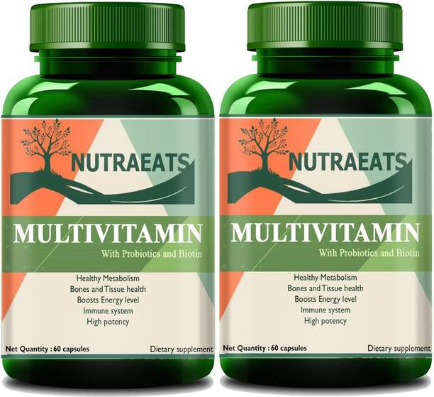 NutraEats Nutrition The Real Vitamin Advanced Multivitamin, Multivitamins,(Pack Of 2) Ultra