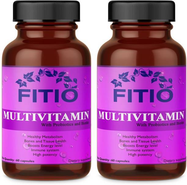 FITIO The Real Vitamin Advanced Multivitamin, Multivitamins, Multiminerals(Pack Of 2)