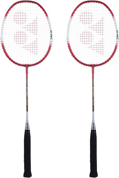 YONEX ZR-100 Light Red, Grey, Silver Strung Badminton Racquet