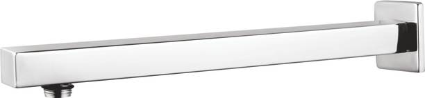 RUHE Premium Grade Stainless Steel 12 Inches Square Shower Arm With Wall Flange Shower Head