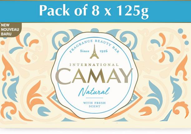 Camay Natural Cedarwood & Beauty Soap with Indulging French Fragrance