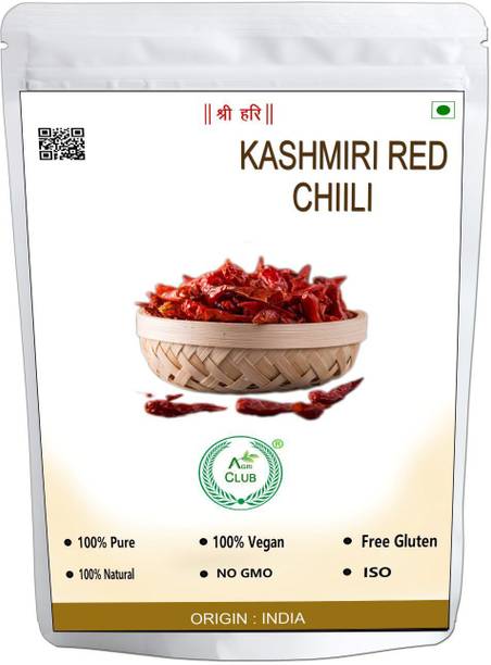 AGRI CLUB Kashmiri Red Chilli Sabut 200 gm/7.05oz