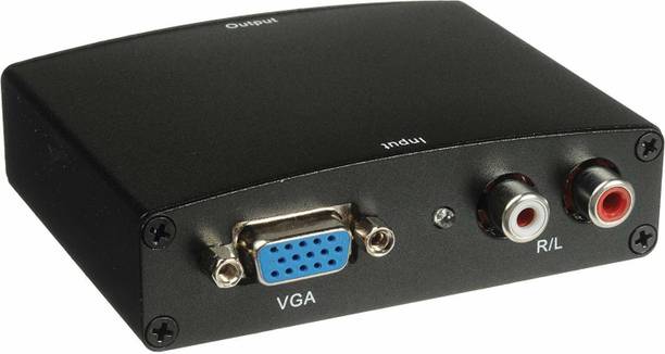 SHREEJIIH  TV-out Cable 1080p HD UPScaler Converter Box with Audio Adapter for HDTV/PC