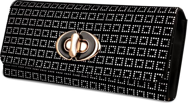 Casual, Party, Formal, Sports Black  Clutch  - Regular Size