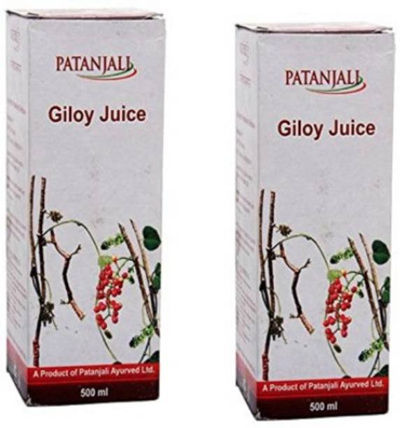 पतंजलि गिलोय जूस 500ml - (2 का पैक)