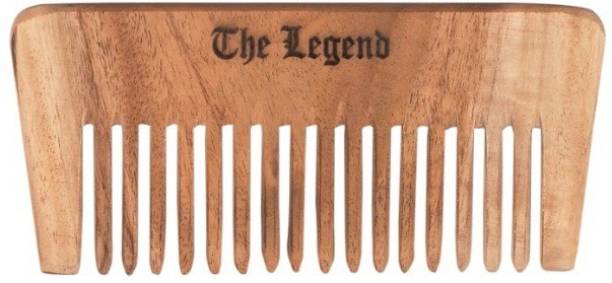 The Legend Pure Neem Wide Teeth Wooden Comb