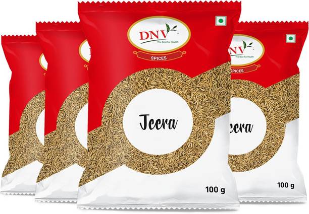 DNV Whole Jeera Cumin Seeds 100gm, Pack of 4