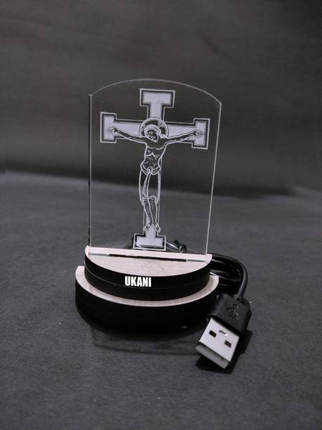 UKANI 3D USB JESUS CHRIST Night for Car/Office/Desktop/Gift/Top 7