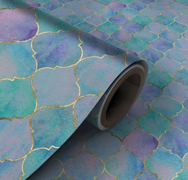 DWELLSINDIA Decorative Multicolor Wallpaper