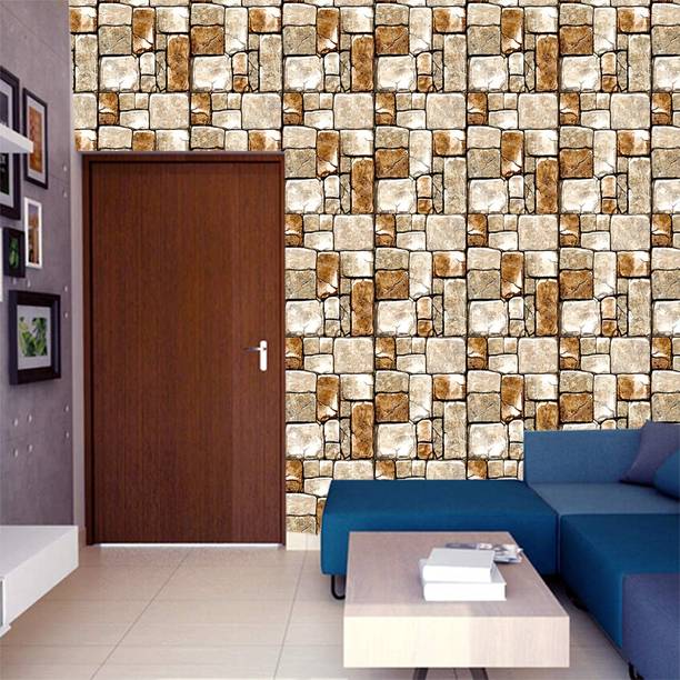 DECOR Production 228 cm x 40 cm Waterproof Decorative Vinyl Wallpaper