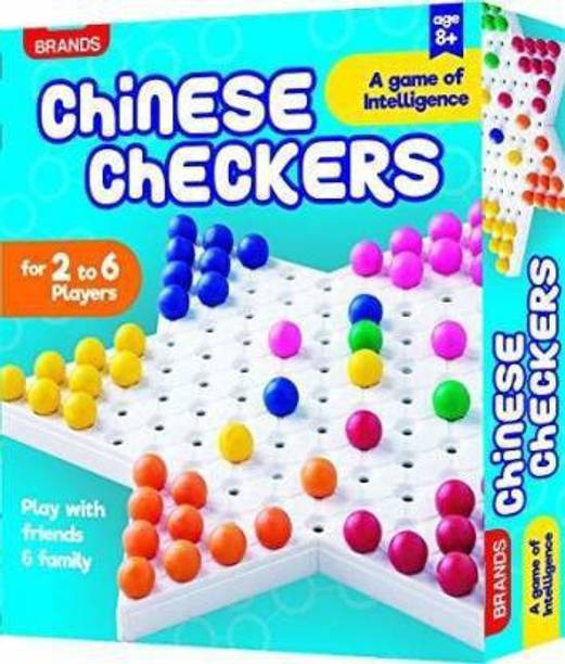 SARASI Chinese Checker A Game Of Intelligence Plastic Board [Multicolor] Strategy & War Board Game