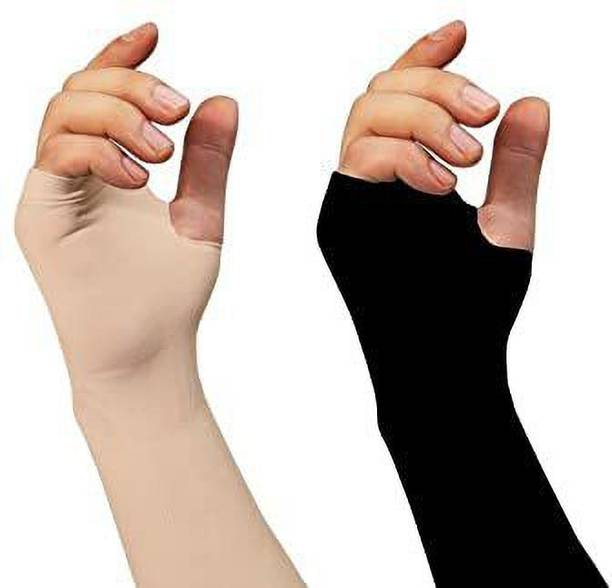SHIVASM Nylon Arm Sleeve For Men & Women
