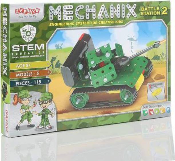Toykit Mechanix Battle Station-2 Educational Engineering Game Set For Kids