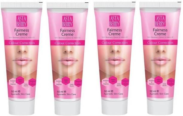 ASTABERRY Color Correction Fairness Cream(Pack of 4)