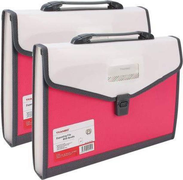 greeshma plastic expanding file folder 13 section pockets fc size