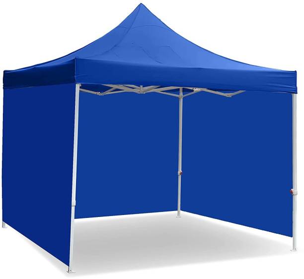 seven star decor Waterproof Foldable Canopy Tent|Covered & Easy Installation Tent|Blue - 21 kg Fabric Gazebo