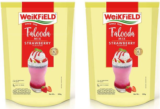 WeiKFiELD Falooda Mix Kesar Pista 200 Gram pack of 2 400 g