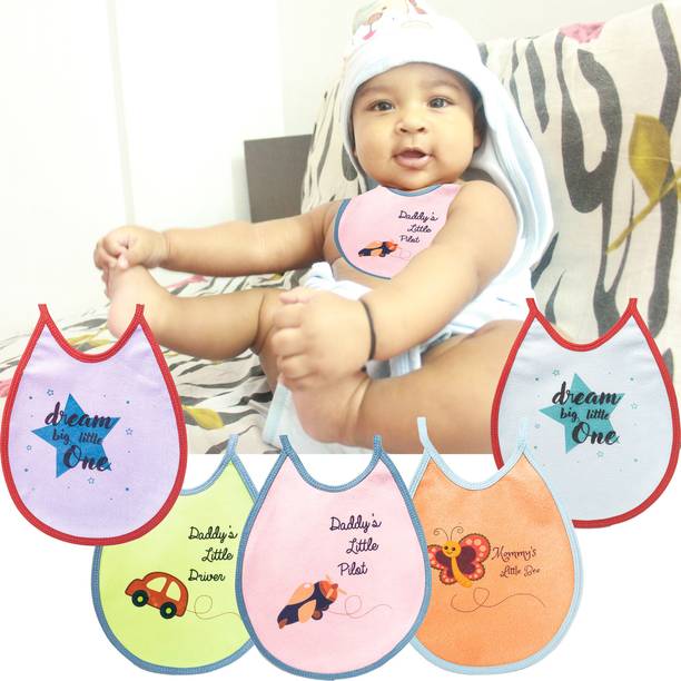 Kuchi-Pu Waterproof feeding bibs apron for baby - Made with Dry Sheet Fabrics - Machin Wash Friendly