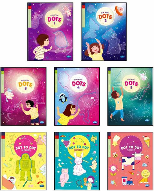 Navneet Dot To Dot & Fun With Dots Activity (Set Of 8)