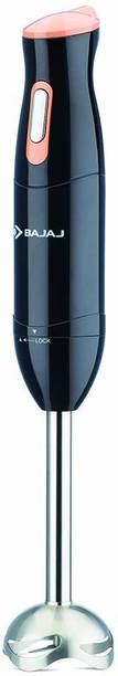 BAJAJ 300 W Peach & Black Hand Blender