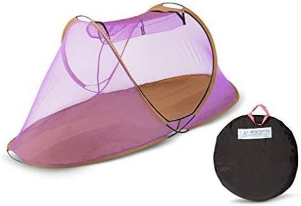 घुराबा Single Bed Mosquito Net (Standard Quality) कॉटन के लिए बनाया गया मॉस्कीटो नेट