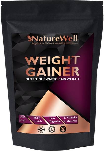 Naturewell Mass High Protein Weight Gainers/Mass Gainers (Chocolate) MW585 Ultra Weight Gainers/Mass Gainers