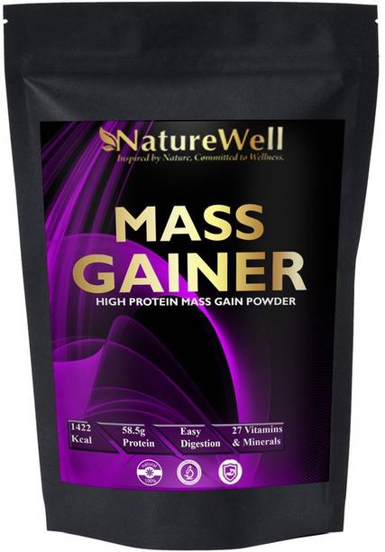 Naturewell Real Mass Gainer Weight Gainers/Mass Gainers (Chocolate) MW760 Ultra Weight Gainers/Mass Gainers