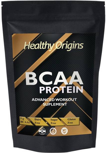Healthy Origins Real BCAA 100% Micronized Vegan, Muscle Recovery & Endurance BCAA BCAA