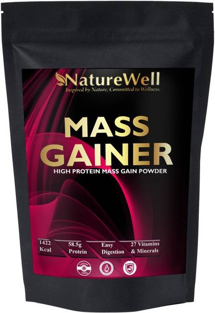 Naturewell Real Mass Gainer Weight Gainers/Mass Gainers (Chocolate) MW749 Pro Weight Gainers/Mass Gainers