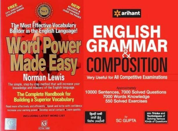 Word Power Made Easy & English Grammar & Composition (Combo Book Set Useful For All Competitive Examinations)