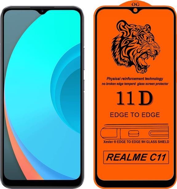 Gorilaorginal Edge To Edge Tempered Glass for ; Realme C11
