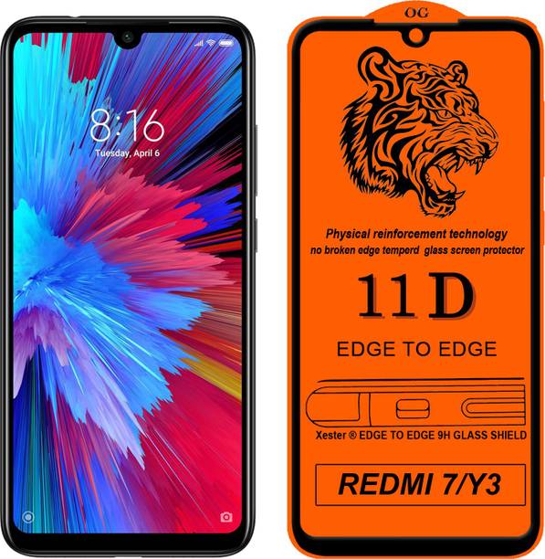 Xester Edge To Edge Tempered Glass for Redmi Y3
