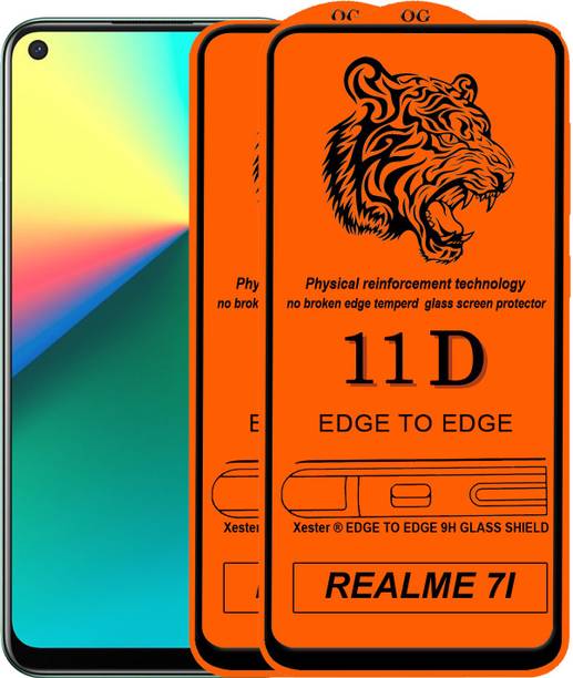 Xester Edge To Edge Tempered Glass for REALME 7I