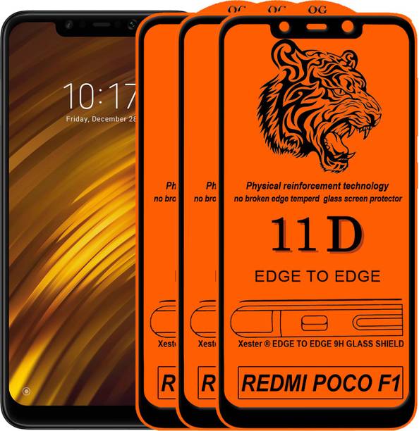 Xester Edge To Edge Tempered Glass for POCO F1