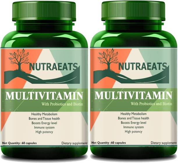 NutraEats Nutrition The Real Vitamin Advanced Multivitamin, (Pack Of 2) Premium