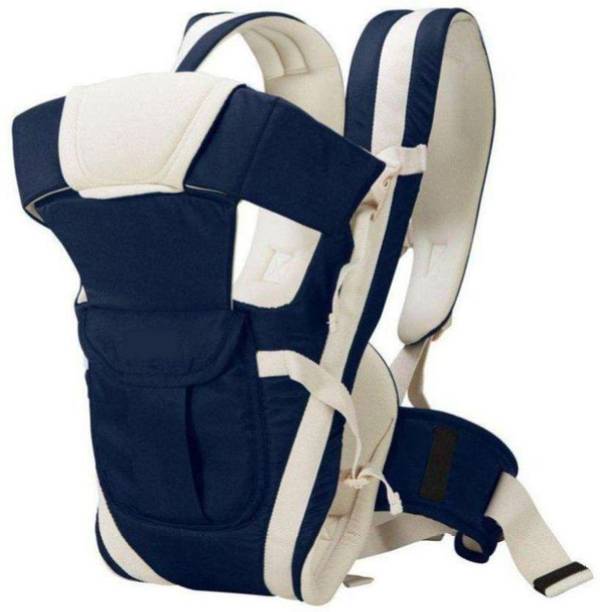 Honest Baby 4 In 1 Adjustable Baby Carrier Cum Kangaroo Bag Honeycomb Texture Baby Carry Sling With Safety Belt and Buckle Straps (Back Front Carrier) Baby Carrier