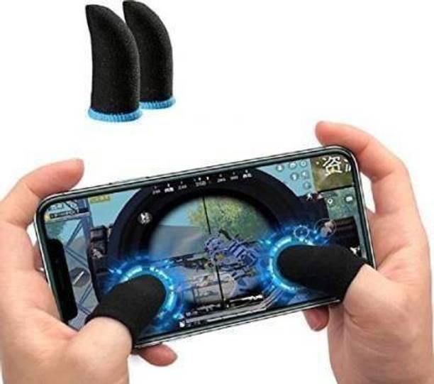 ArrayStyle Gaming Anti-Slip Thumb Sleeve, Increase Your Gaming Score Slip-Proof Sweat-Proof Professional Touch Screen Thumbs Finger Sleeve for Pubg ,Call of Duty,Free Fire Mobile Phone Gaming Gloves (01 Pair)  Gaming Accessory Kit