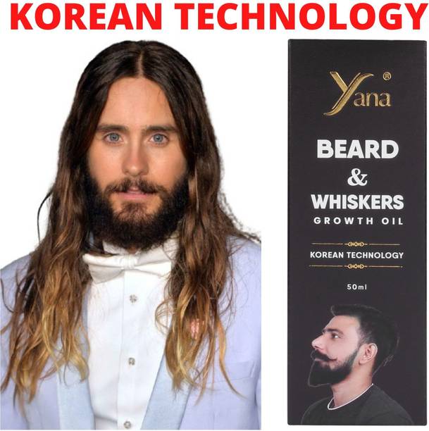 Yana BEARD & WHISKERS HAIR GROWTH OIL || BEST BEARD OIL FOR PATCHY BEARD || NON-STICKY MOUSTACHE MOUCHE HAIR OIL LIGHT BEARD OIL || IDEAL FOR DAILY USE || FOR MEN PROVIDES SHINE TO BEARD PREVENT DRY AND FLAKY BEARD HAIR OIL || WITH KOREAN TECHNOLOGY || HAIR GROWTH OIL FOR MEN || BEARD GROWTH FOR MEN || FOR FASTER BEARD GROWTH || FOR THICKER AND FULLER LOOKING BEARD Hair Oil
