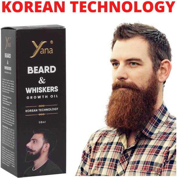 Yana Natural Beard Growth Oil- For Stimulating fast Beard Growth  Hair Oil
