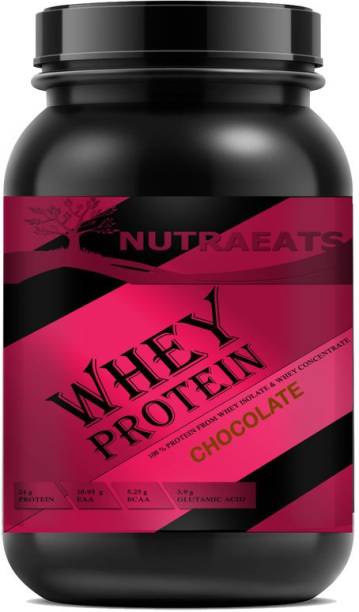 NutraEats Nutrition Protein Plus Body Building Gym Supplement Whey Protein Powder Chocolate DSD5120 Whey Protein