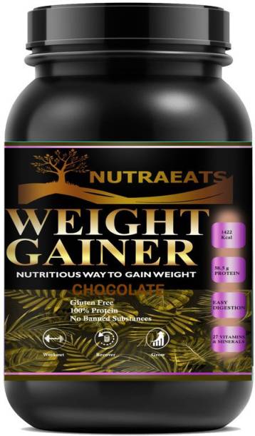 NutraEats Mass Weight Gainers/Mass Gainers (Chocolate) MWW2130 Premium Weight Gainers/Mass Gainers