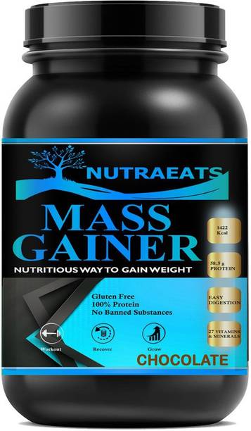 NutraEats Mass Gainer++ Weight Gainers/Mass Gainers (Chocolate) MW820 Weight Gainers/Mass Gainers