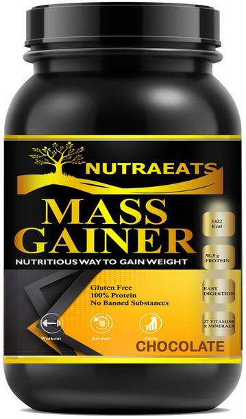 NutraEats Mass Gainer++Weight Gainers/Mass Gainers (Chocolate) MW847 Pro Weight Gainers/Mass Gainers