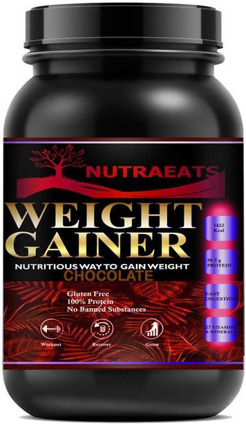 NutraEats Super Gainer XXL Weight Gainers/Mass Gainers (Chocolate) MW668 Premium Weight Gainers/Mass Gainers