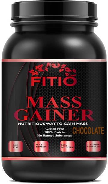 FITIO Mass Gainer++Weight Gainers/Mass Gainers (Chocolate) MW868 Pro Weight Gainers/Mass Gainers